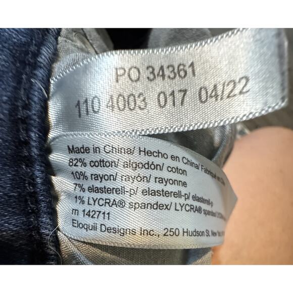 Eloquii Denim Skinny Jeans, Stretchy, Medium Wash, Size 18G - Picture 9 of 9